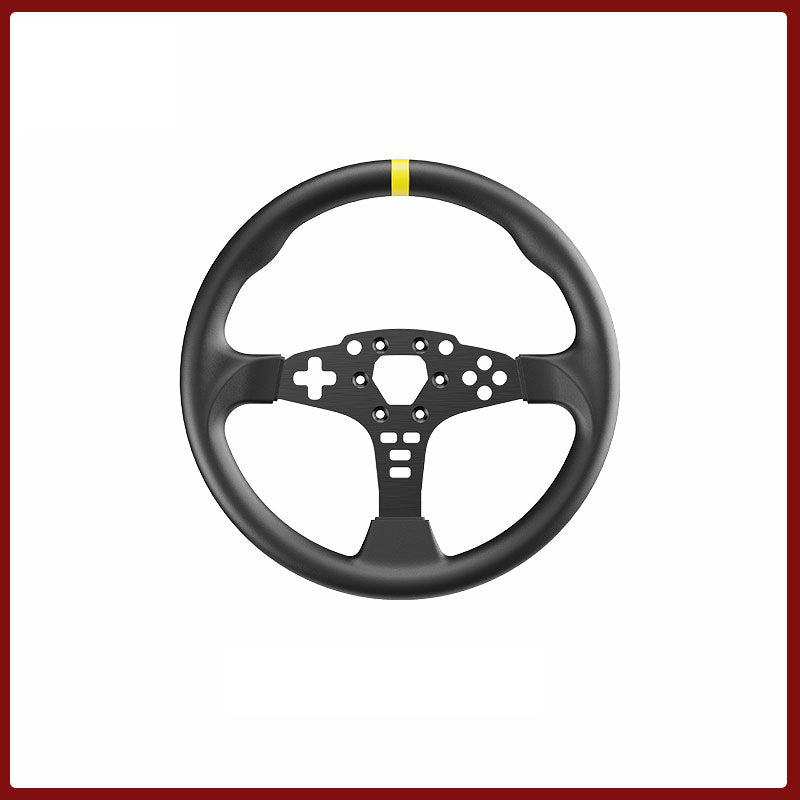 MOZA 12-Inch Wheel Mod Round Steering Wheel Mod Compatible with MOZA RACING ESX Steering Wheel