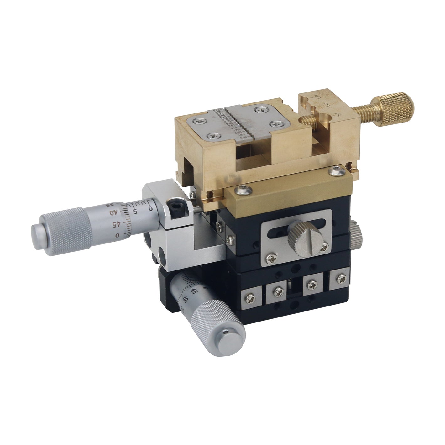 40*40mm Multifunctional Copper Crossing Slide Table High Precision Repair Fixture for Watch/Clock Maintenance and Repair