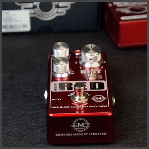 RED Wine Red Distortion Guitar Effects Pedal Overdrive High Power Electronic Tube Timbre Effects