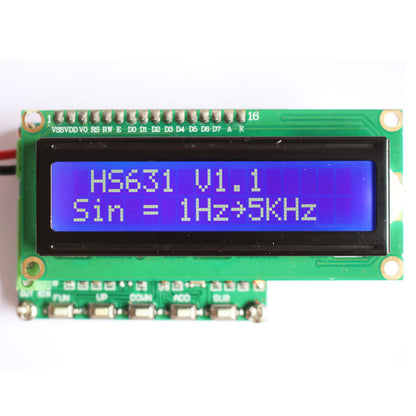 New HS631 1Hz-5kHz Three-phase Sine Wave Signal Generator Module 1Hz-200kHz Frequency Meter Module