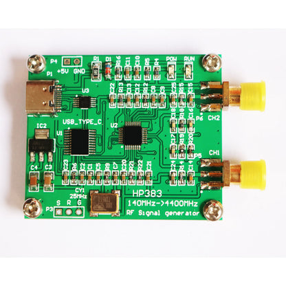 140MHz - 4.4GHz USB RF Signal Generator Module Support Sweep Frequency Function for Instrument Calibration