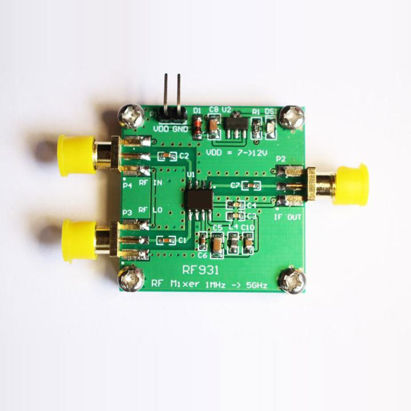 RF931 1MHz-5GHz RF Mixer 7-12V Frequency Mixer Module High Quality RF Accessory with SMA Connector