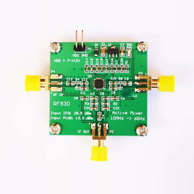 RF930 10MHz-6GHz RF Mixer 7-12V Frequency Mixer Module High Quality RF Accessory with SMA Connector