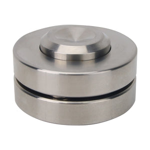 4pcs 45mm/1.8" Stainless Steel Speaker Feet Pads with 304 Stainless Steel Balls and Anti-slip Pads