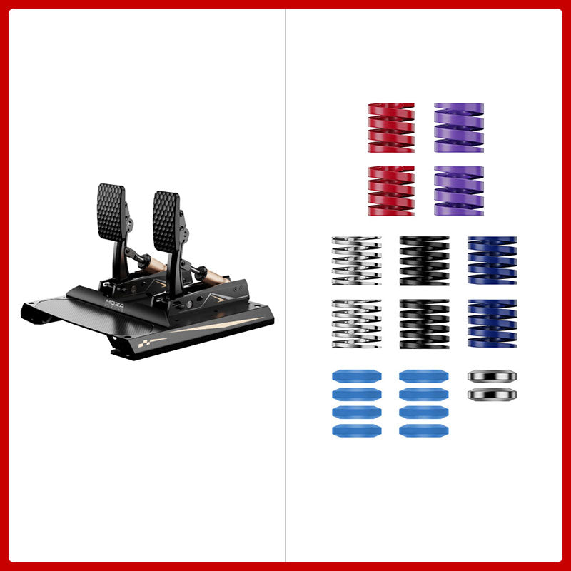 MOZA RACING CRP2 2-Pedal Set Sim Pedals Load Cell Pedals + CRP2 Performance Kit for Sim Racing Games