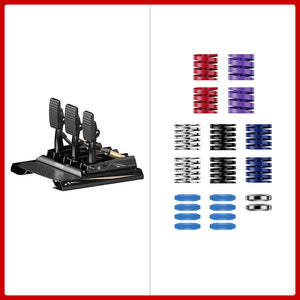 MOZA RACING CRP2 3-Pedal Set Sim Pedals Load Cell Pedals + CRP2 Performance Kit for Sim Racing Games