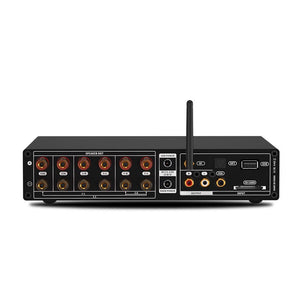 DA-5.1H DTS Home Theater 5.1H DSD256 Decoder Bluetooth5.1 Power Amplifier with 2.4-inch OLED Support Dual Power Supply