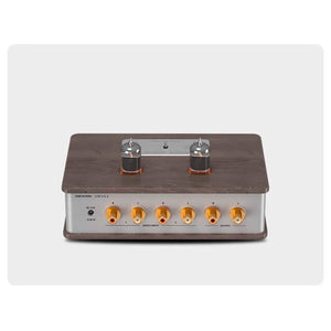T2 MAX HiFi Headphone Amplifier XLR Balanced 4.4 Electronic Tube Amplifier with Walnut Cover and Aluminum Shell