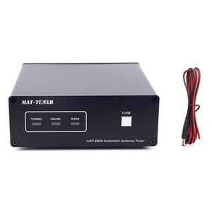 mAT-600A 1.8-500MHz 600W SSB High Power Universal Automatic Antenna Tuner DC12-14V for Shortwave Radios
