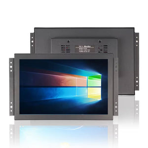 10.1&quot; 1280×800 Non-Touch Industrial Monitor Bracket-Mounted w/ BNC VGA AV HDMI-Compatible USB Ports