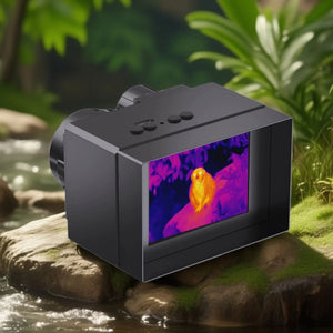 RY007 Low Light 4K HD IR Thermal Imaging Night Vision Telescope 25mm Lens IP54 Waterproof with 2.3-inch Screen