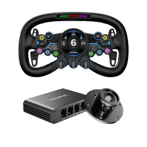 MOZA RACING 12.2&quot; Vision GS Steering Wheel VGS + Adapter Box + Third-Party Wheel Base Hub Adapter