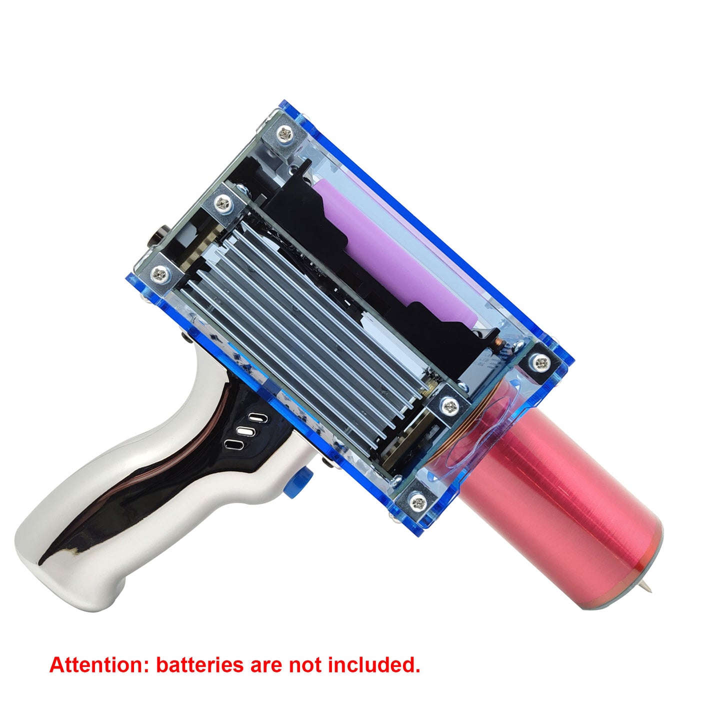 Handheld Tesla Coil 3.0 PRO Version 0-500uS 7-level Power Pulse Width with Optional 2600mAH Battery for 20000 Arcs