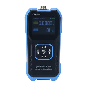 FNIRSI HRM-10 0-200ohm High Precision 18650 Lithium Battery Internal Resistance Tester with Testing Probe and Battery Holder