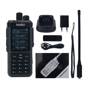 UV98Plus Standard Version 10W Portable 6-Bands Transceiving U/V Bands Walkie Talkie Type-C Charging