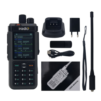 UV98Plus Standard Version 10W Portable 6-Bands Transceiving U/V Bands Walkie Talkie Type-C Charging