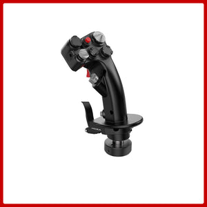MOZA MH16 Flight Stick Flight Sim Joystick with Aluminum Alloy Body and 8-Way Switches for ALPS