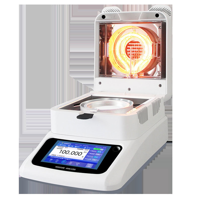 XFSFY Series 120g (0.005g/0.002g/0.001g) Halogen Moisture Analyzer Rapid Halogen Moisture Meter for Grains Feed