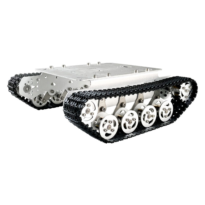 TS100 UNO R3 Tracked Mobile Tank Chassis Open-source Robotic Tank Electronic Control Development Kit with 8KG Load Capacity