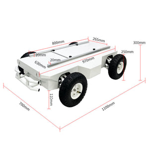WR200X Linear Control Differential Steering Robotic Chassis with Electronic Control Opensource Development Kit