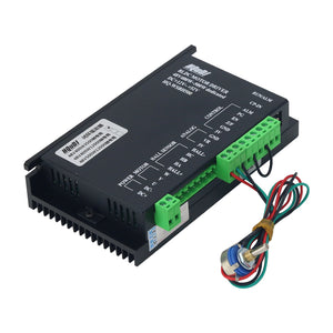 HQUDJ ER16 48V 400W Spindle Motor with High Torque + BLDC Motor Driver + 600W Power Supply + Fixture