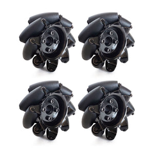 4pcs 4-Inch Mecanum Wheels w/ 10mm Coupling &amp; 150KG Total Load Capacity for Smart Car Robot Chassis