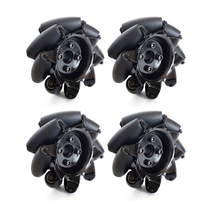 4pcs 4-Inch Mecanum Wheels w/ 14mm Coupling &amp; 150KG Total Load Capacity for Smart Car Robot Chassis