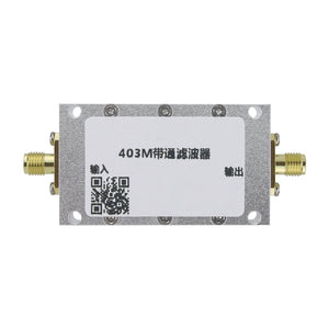 QM-BPF40304A 403M Band Pass Filter 403MHz RF Bandpass Filter BPF Satellite Equipment Receiver Filter
