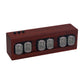NiXie Clock Electronic Tube 6-Bit Digital LED Clock IN12 African Padauk for DIY Ornaments