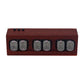 NiXie Clock Electronic Tube 6-Bit Digital LED Clock IN12 African Padauk for DIY Ornaments