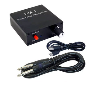 PM-1 JFET High Impedance Pickup Preamplifier Type-C Charging Amplifier for Pasting Piezo Pickup