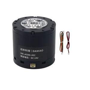 DM-J4340-2EC (24V) 9NM Joint Motor Servo Motor DM4340 Gear Motor (Including Drive) w/ Two Encoders