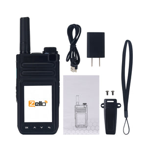 ZELLO 3288T POC Walkie Talkie Bluetooth WiFi 4G LTE GPS/Beidou Positioning with 2.4-inch HD Touch Screen for Android