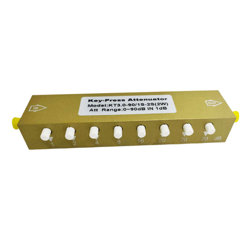KT3.0-90/1S-2S(2W) RF Step Attenuator 0-90dB 0-3G SMA-KK Key-Press Attenuator Variable RF Attenuator