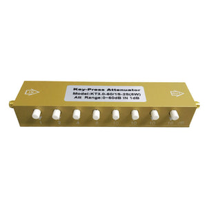 KT3.0-60/1S-2S(5W) RF Step Attenuator 0-60dB 0-3G SMA-KK Key-Press Attenuator Variable RF Attenuator