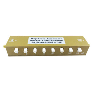 KT3.0-90/1S-2S(10W) Step Attenuator 0-90dB 0-3G SMA-KK Key-Press Attenuator Variable RF Attenuator