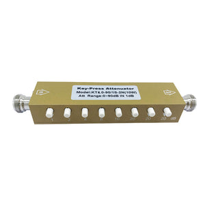 KT4.0-90/1S-2N(10W) RF Step Attenuator 0-90dB 0-4G N-KK Key-Press Attenuator Variable RF Attenuator