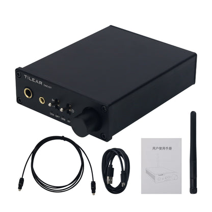 TILEAR DAC-D7 Audio Decoder TPA6120 Headphone Amplifier Bluetooth5.4 Receiver Support for aptX-HD/LDAC