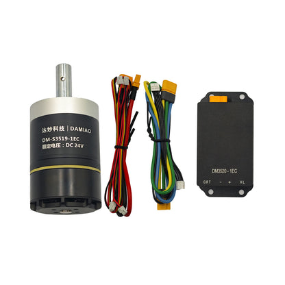 DAMIAO DM-S3519-1EC (DM3519) DC 24V Gear Motor Set w/ 7.8Nm Peak Torque for AGV FOC Planetary Robots