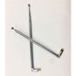 7123 Telescopic Antenna 7-section 360-degree Rotary Connector 168mm-758mm Antenna for Radio Stations