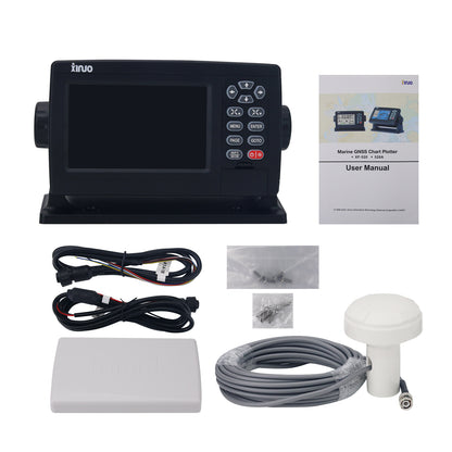 XF-520 Marine GNSS Chart Plotter 5-inch Color Screen 480x272 C-MAP/XINUO-MAP Dual Mode GPS Plotter