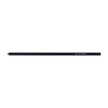 Black Shortwave Antenna 50CM Long M10 Extension Rod 6061 Solid Aluminum Alloy Extension Rod