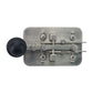 BG1GJP V2.0 Stainless Steel Telegraph CW Morse Key Manual/Automatic Dual Modes CW Key with 3.5mm Interface
