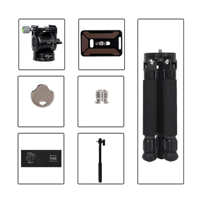 TH10 Lightweight Fluid Tripod Head + TC20 Carbon Fiber Tripod Set for SeeStar Series Smart Astronomical Telescope