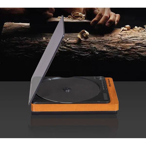 THINKYA Wood-color JA-310 HiFi Retro CD Player Lossless Bluetooth Audio Player Type-C Charging