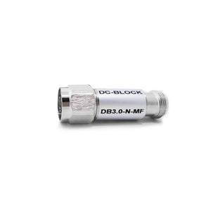 DB3.0-N-MF DC-3GHz 2W DC Block 50V N-Type DC Block with Low Loss for Wireless RF Test Instruments