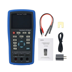 ET430B Handheld LCR Meter LCR Tester Capacitance Inductance Meter 10KHz Frequency Accuracy 0.3%