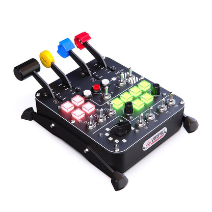 VPC Control Panel #3 Virpil Flight Game Simulation Universal Control Panel with 4 Digital Axis Levers