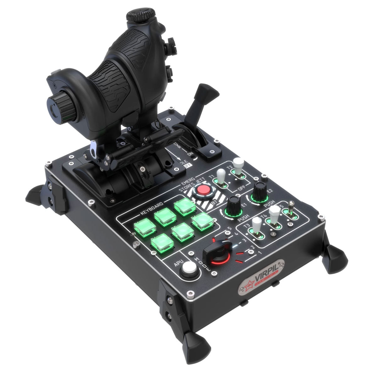 Virpil VPC VMAX Prime Throttle 7 Axis Adjustable Detent System Flight Game Simulation Throttle