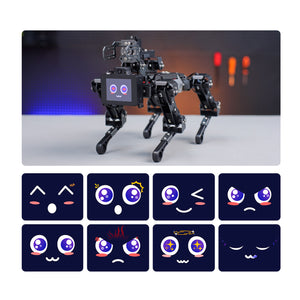 DOGZILLA-Lite 15DOF AI Bionic Dog Robot Dog w/ Raspberry Pi Main Controller 5MP Camera 3DOF Robot Arm